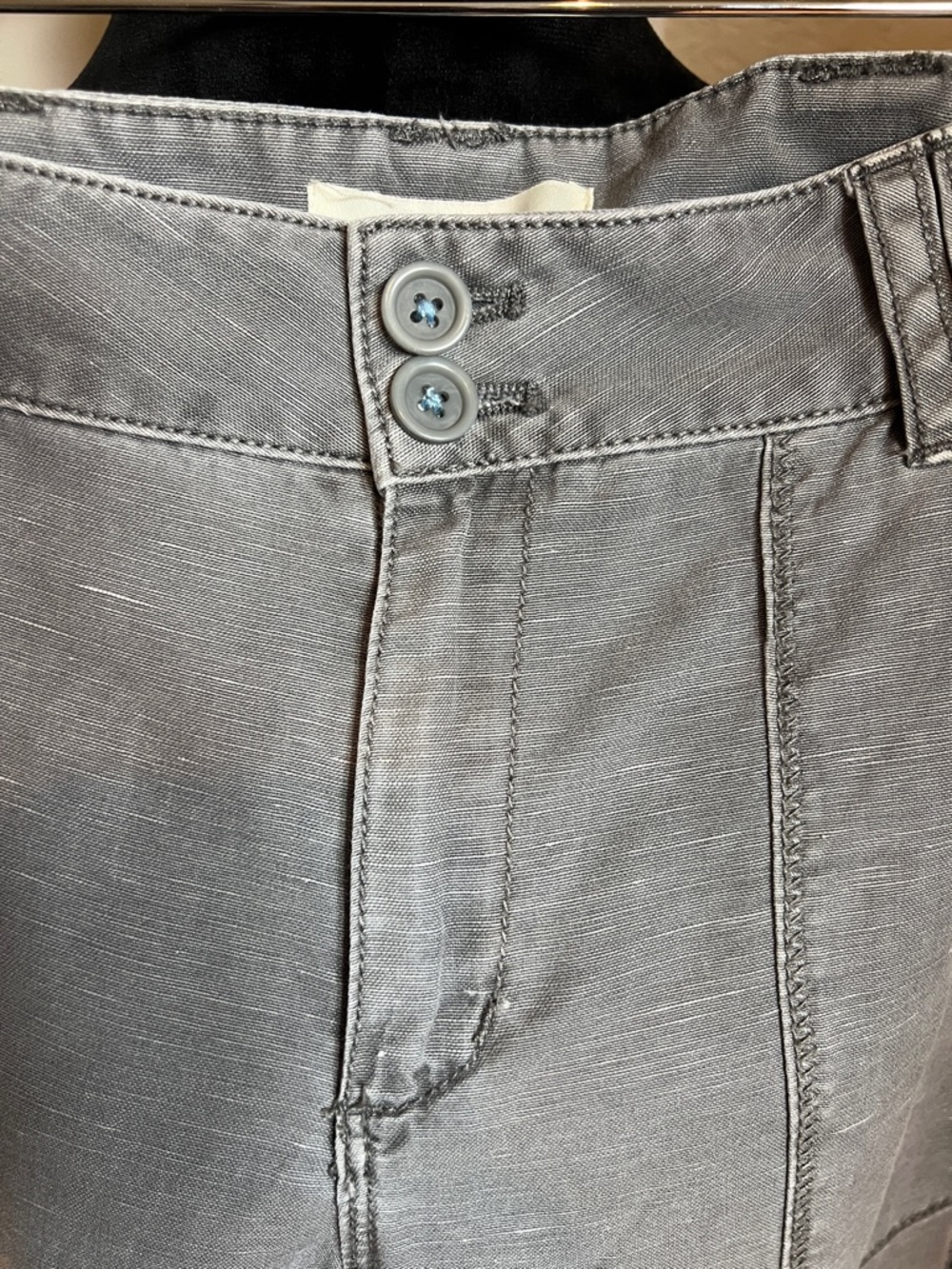 SUNDANCE Gray Organia Lace Roll Up Pant - Picture 6 of 11